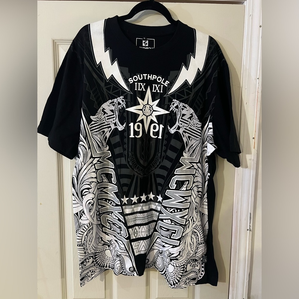 Southpole Black Truth Liberty IIX IXL Graphic T-Shirt